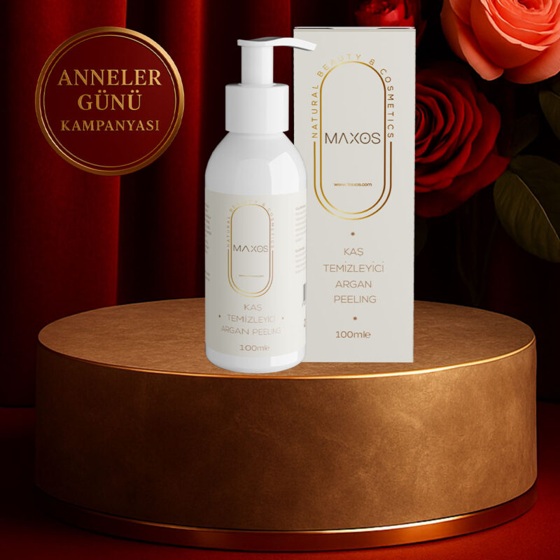 Maxos Kaş Temizleyici Argan Peeling & Şampuan 100ml