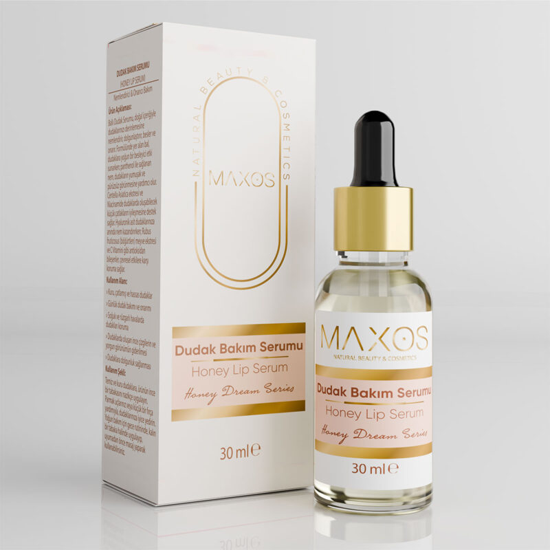 Bal ve Mentol Özlü Doğal Kökenli Dudak Onarıcı, Koruyucu ve Dolgunlaştırıcı Parfümsüz Serum 30ml